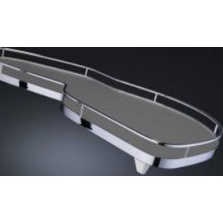 lemans-450mm-komplekt-2-polki-2-dovodchika-pravij-arena-klassik-hrom
