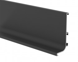 Профиль GOLA L-образный для нижних баз L=4200mm, черный браш, FRM9200.BB