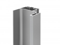 Профиль GOLA вертикальный боковой L=3000mm, алюминий серебро, FRM9202