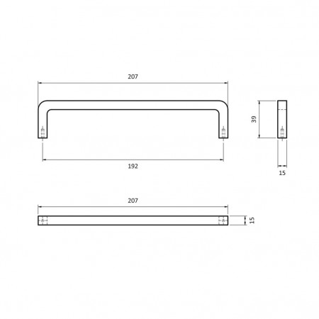 ruchka-riss-mini-0645192lm2-matovij-chernij-192-mm-l-207-mm-viefe-24668-890