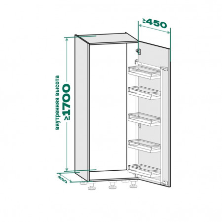 tandem-side-450-mm-komplekt-rama-h1700-mm-5-polok-arena-classic-cvet-hrom-dno-seroe-antislip-kessebohmer-k0364-me_6645
