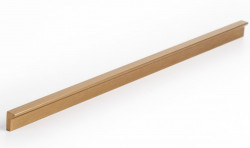 Ручка-скоба ANGLE, Латунь шлифованная темная, 256/400мм, Модерн, Viefe, Испания, 0077256L29